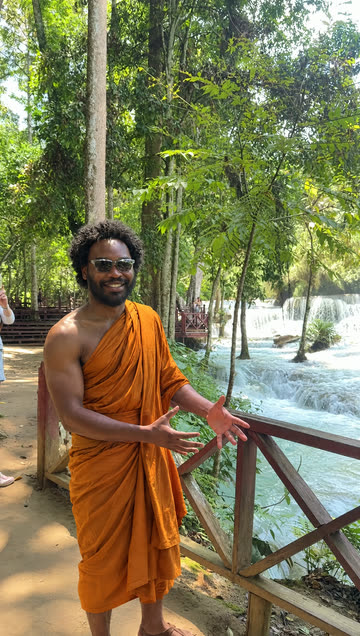 Saffron monk's robe