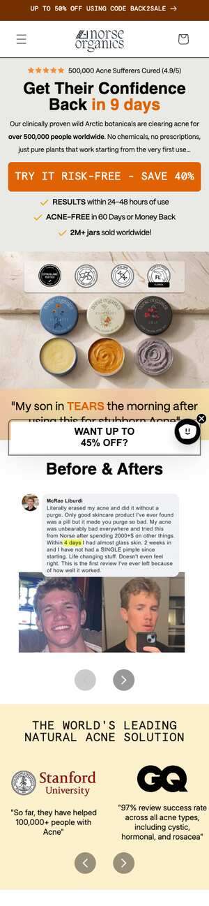 Top of norseorganics.co/pages/the-balm-origin