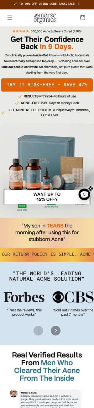 Top of norseorganics.co/pages/the-inside-out-ritual-male