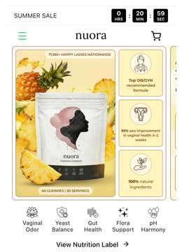 Top of https://mynuora.com/products/vaginal-probiotic-oc6?fbclid=IwY2xjawT6UwBwZG9mAWV4dG4DYWVtAjExAGJyaWQRMVFGdFUyd0d1dDk0amFrR3pzcnRjBmFwcF9pZBAyMjIwMzkxNzg4MjAwODkyAAEeaB2ZgoVsq7ULm1wA51WJx02f2HFg6nb72my__8SlblyfdcfvAwNLssm-cLU_aem_9xIN0_Pa_AgV6rUArQneEw&abtr=true&eab_tests=6491b_29722_1%7Ef63d6_37996_1%7E423fd_50681_1%7E87381_51076_1%7E3c20d_51202_1%7E9abe0_51225_0%7E7011c_51421_0%7Ed2a3b_51453_1%7Ee8e91_51705_1%7Ecba56_51920_0%7E75695_52502_0&eabUserId=0af1a9fb-4224-45ca-a9fc-1e24c50e4e30