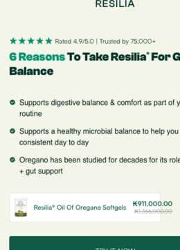 Top of https://resilia.shop/pages/6-reasons-gut-balance