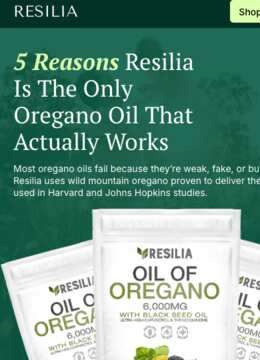 Top of https://resilia.shop/pages/5-reasons-resilia-is-the-only-oregano-oil-that-actually-works