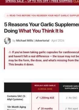 Top of https://resilia.shop/pages/5-reasons-your-garlic-supplements-not-working-google