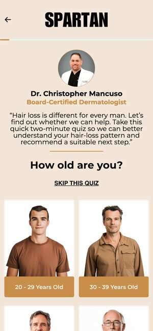 Top of shop.try-sprtn.com/main-quiz-hlt-v2